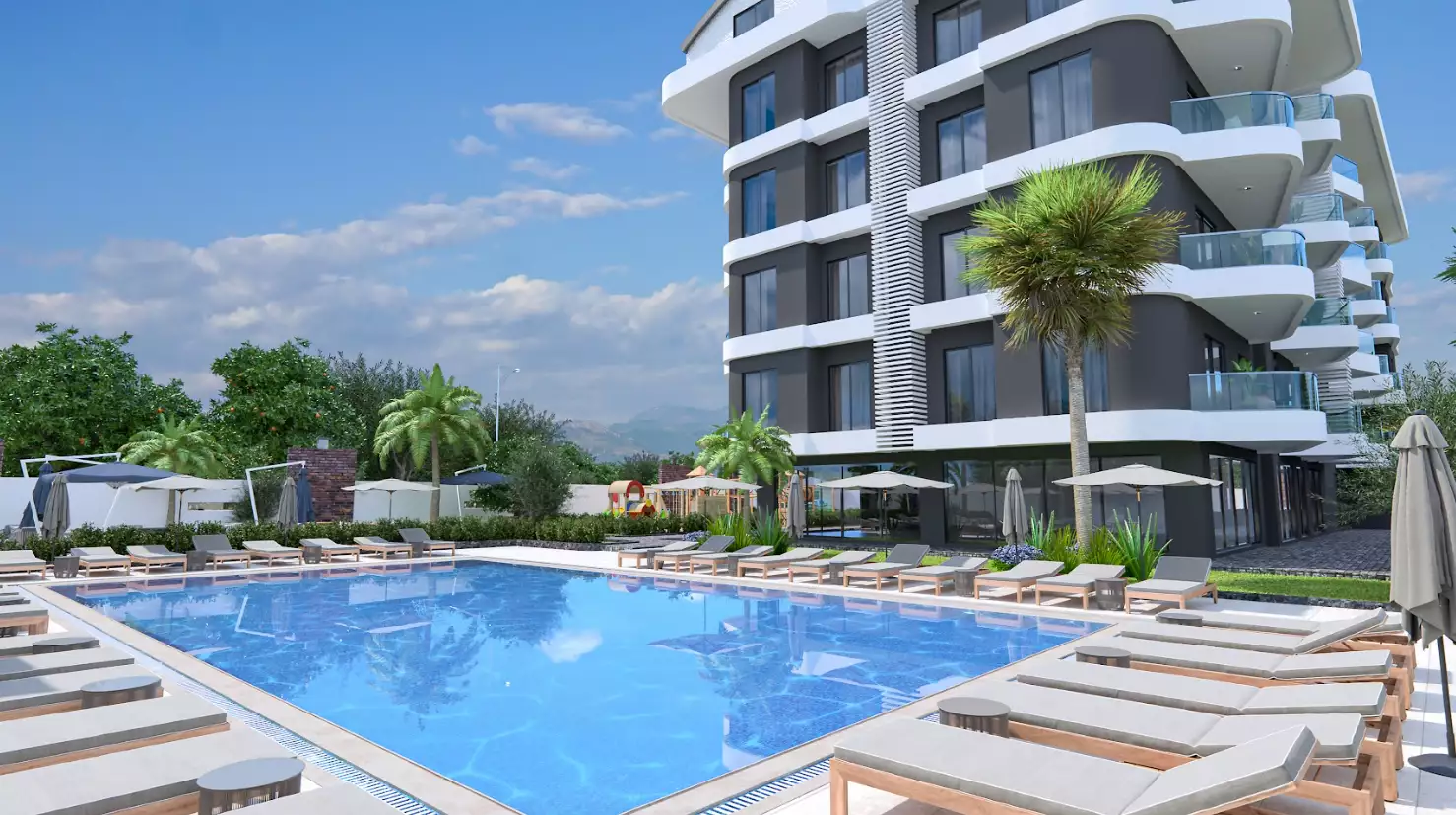 Flat 48m² in Turkey, Oba. Priced at 129000€ rent photo-3