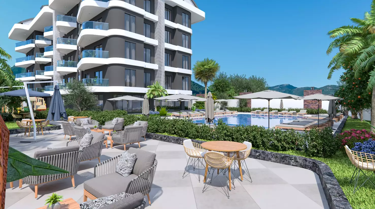 Flat 48m² in Turkey, Oba. Priced at 129000€ rent photo-7