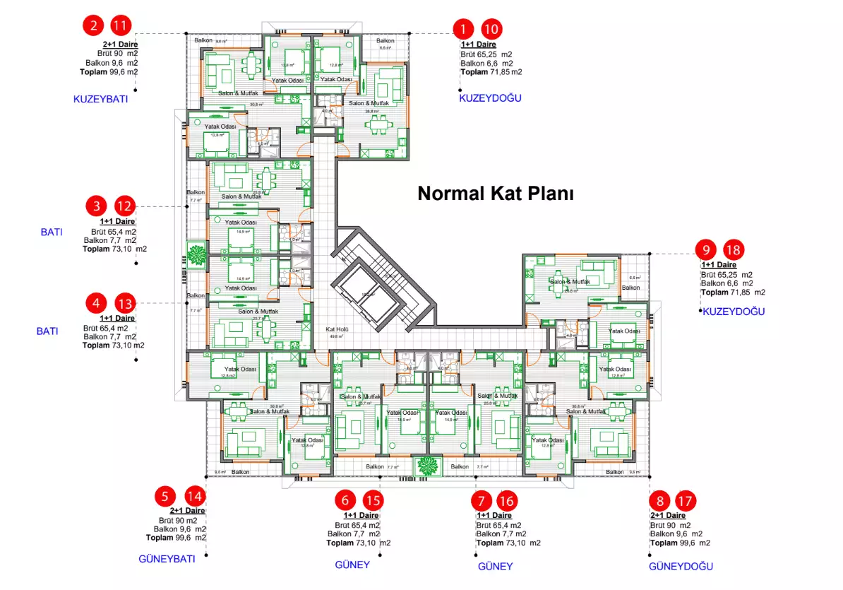 Flat 72m² in Turkey, Konakli. Priced at 86500€ rent photo-27