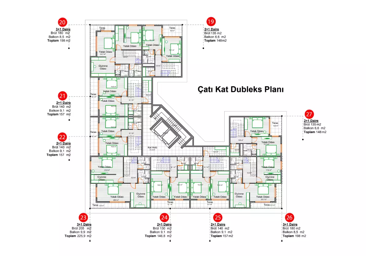 Flat 72m² in Turkey, Konakli. Priced at 86500€ rent photo-29