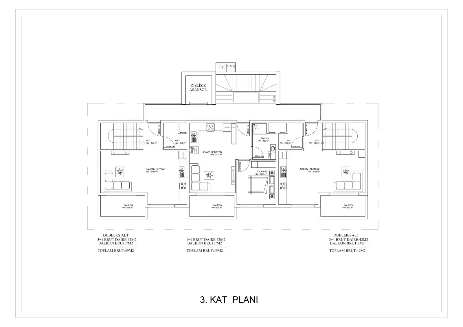 Flat 52m² in Turkey, Demirtas. Priced at 130000€ rent photo-11