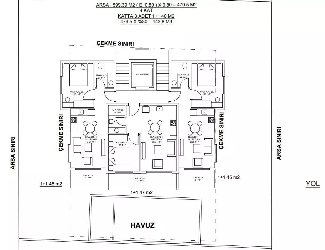 Flat 45m² in Turkey, Demirtas. Priced at 118000€ rent photo-9
