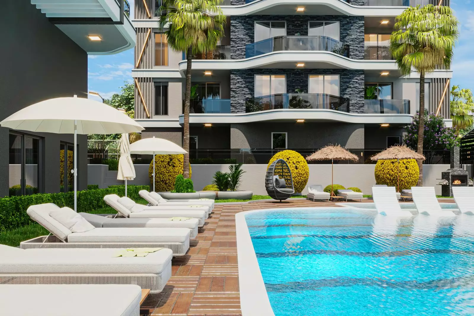Flat 57m² in Turkey, Kargicak. Priced at 170000€ rent photo-9