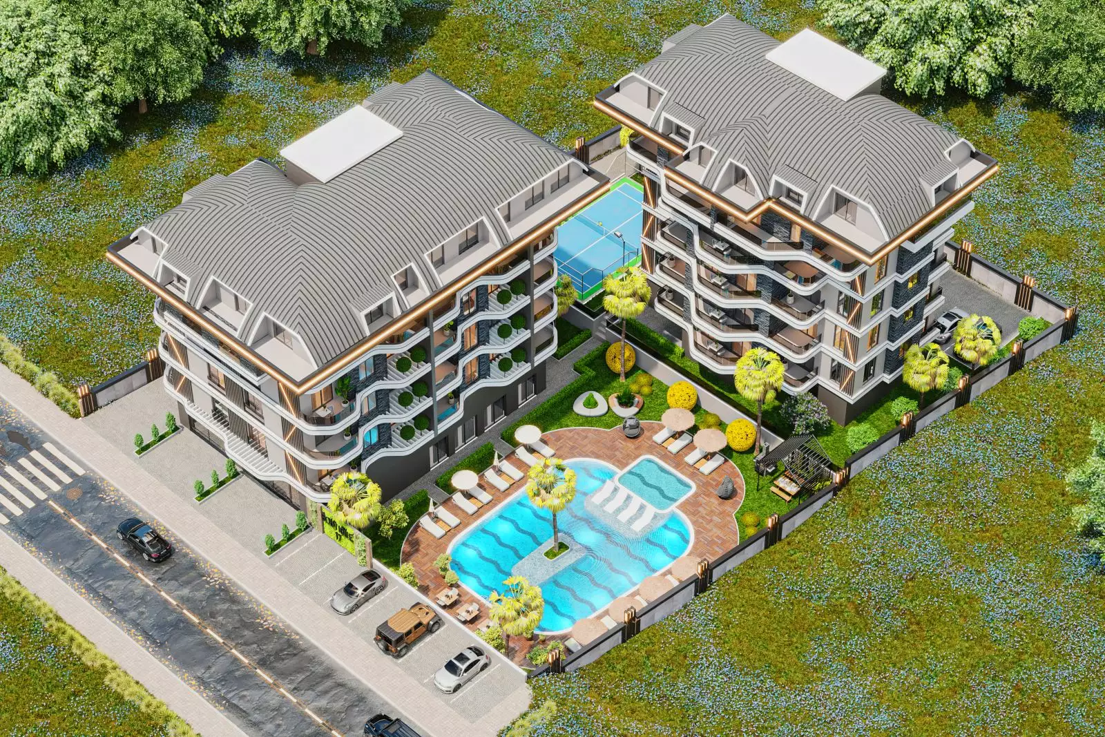 Flat 57m² in Turkey, Kargicak. Priced at 170000€ rent photo-14