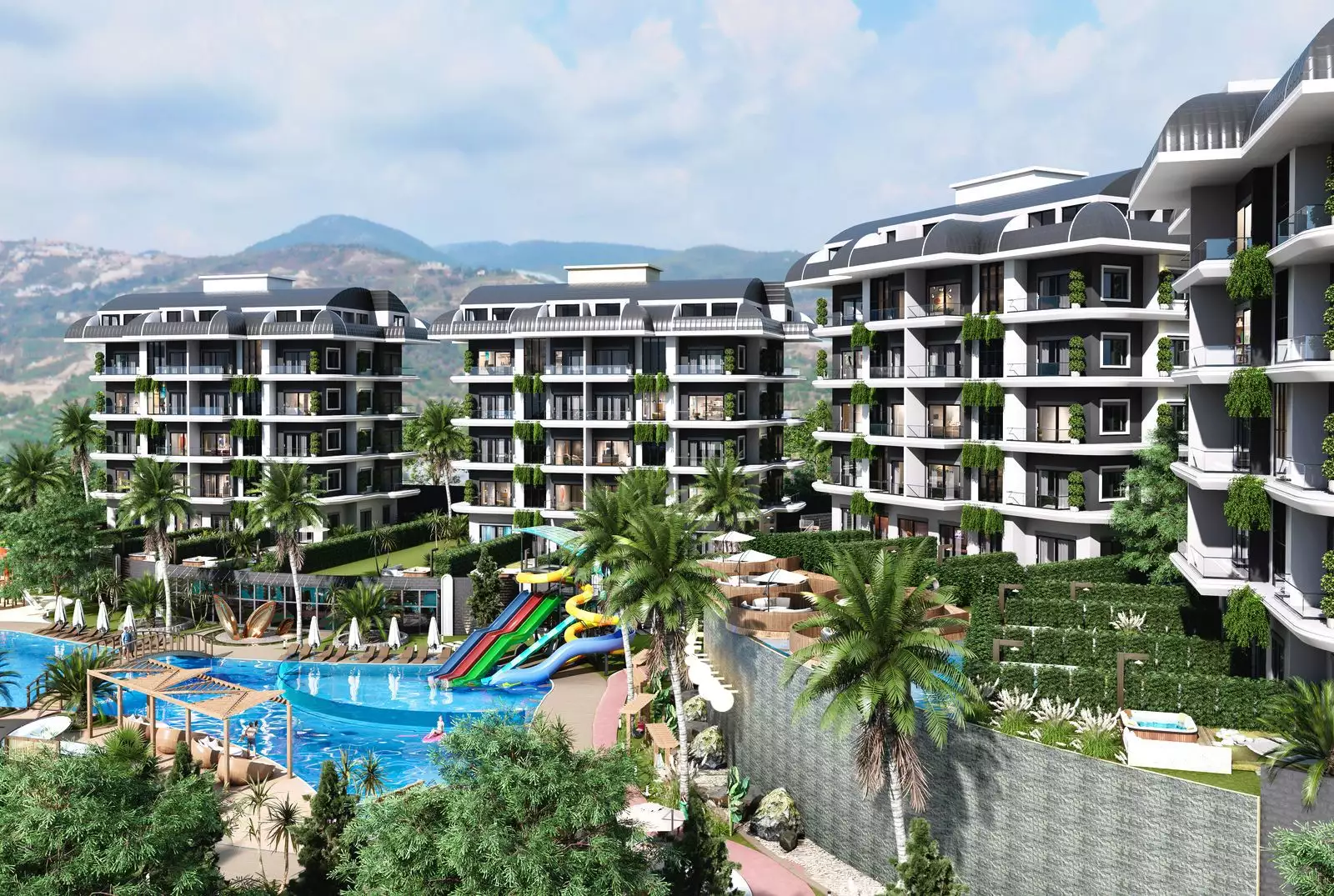 Flat 52m² in Turkey, Kargicak. Priced at 134000€ rent photo-4