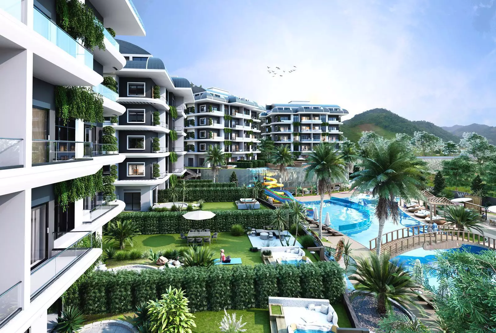 Flat 52m² in Turkey, Kargicak. Priced at 134000€ rent photo-8