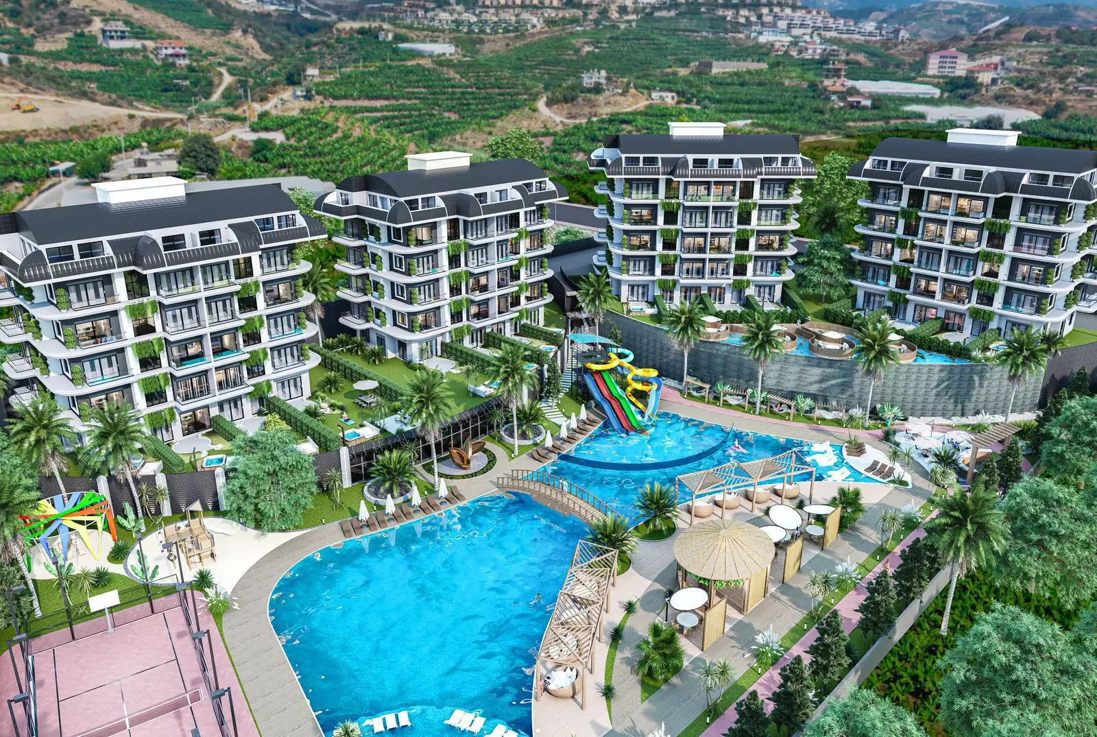 Flat 52m² in Turkey, Kargicak. Priced at 134000€ rent photo-10