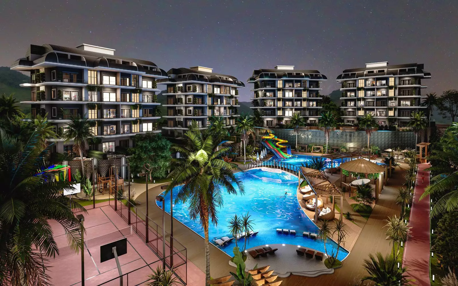 Flat 52m² in Turkey, Kargicak. Priced at 134000€ rent photo-11