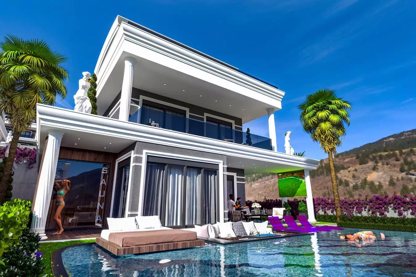 Villa 350m² in Turkey, Kargicak. Priced at 1020000€ rent photo-10