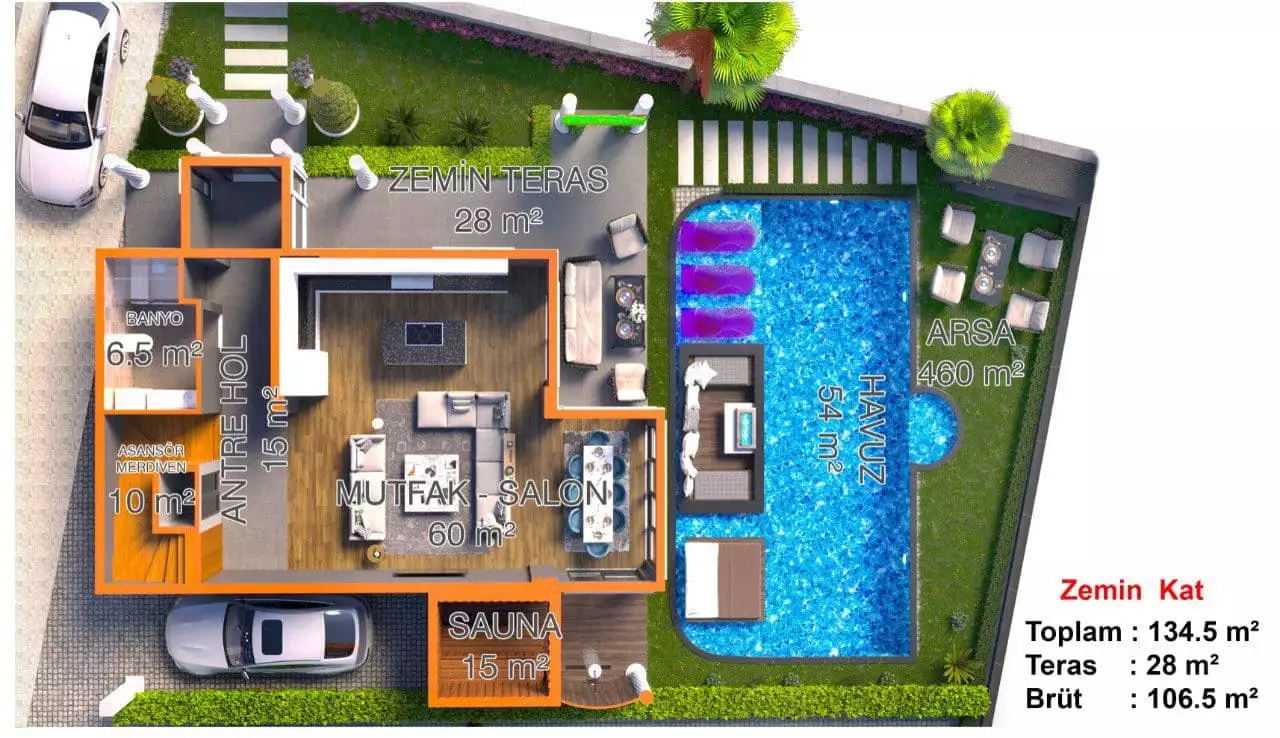 Villa 350m² in Turkey, Kargicak. Priced at 1020000€ rent photo-26