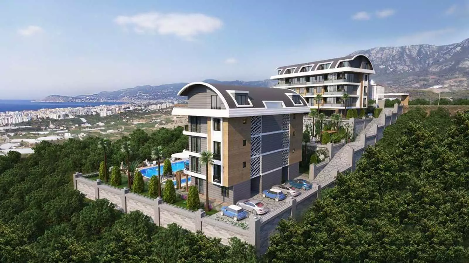 Flat 46m² in Turkey, Kargicak. Priced at 155000€ rent photo-4
