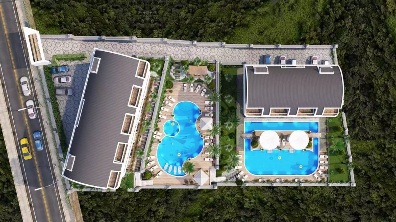 Flat 46m² in Turkey, Kargicak. Priced at 155000€ rent photo-6