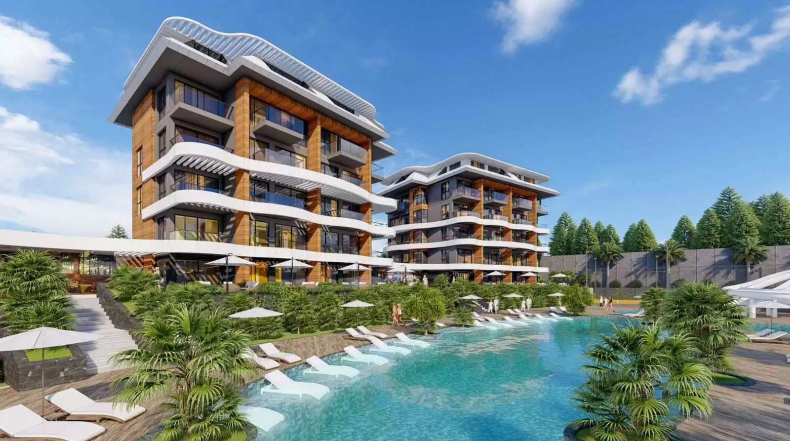 Flat 49m² in Turkey, Kargicak. Priced at 140000€ rent photo-3