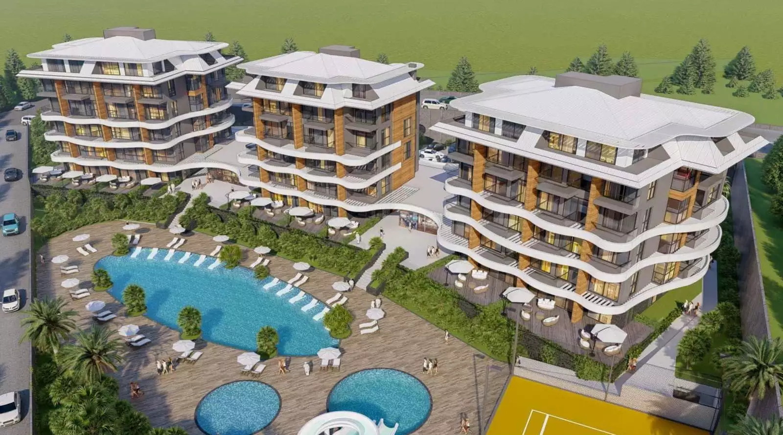 Flat 49m² in Turkey, Kargicak. Priced at 140000€ rent photo-5