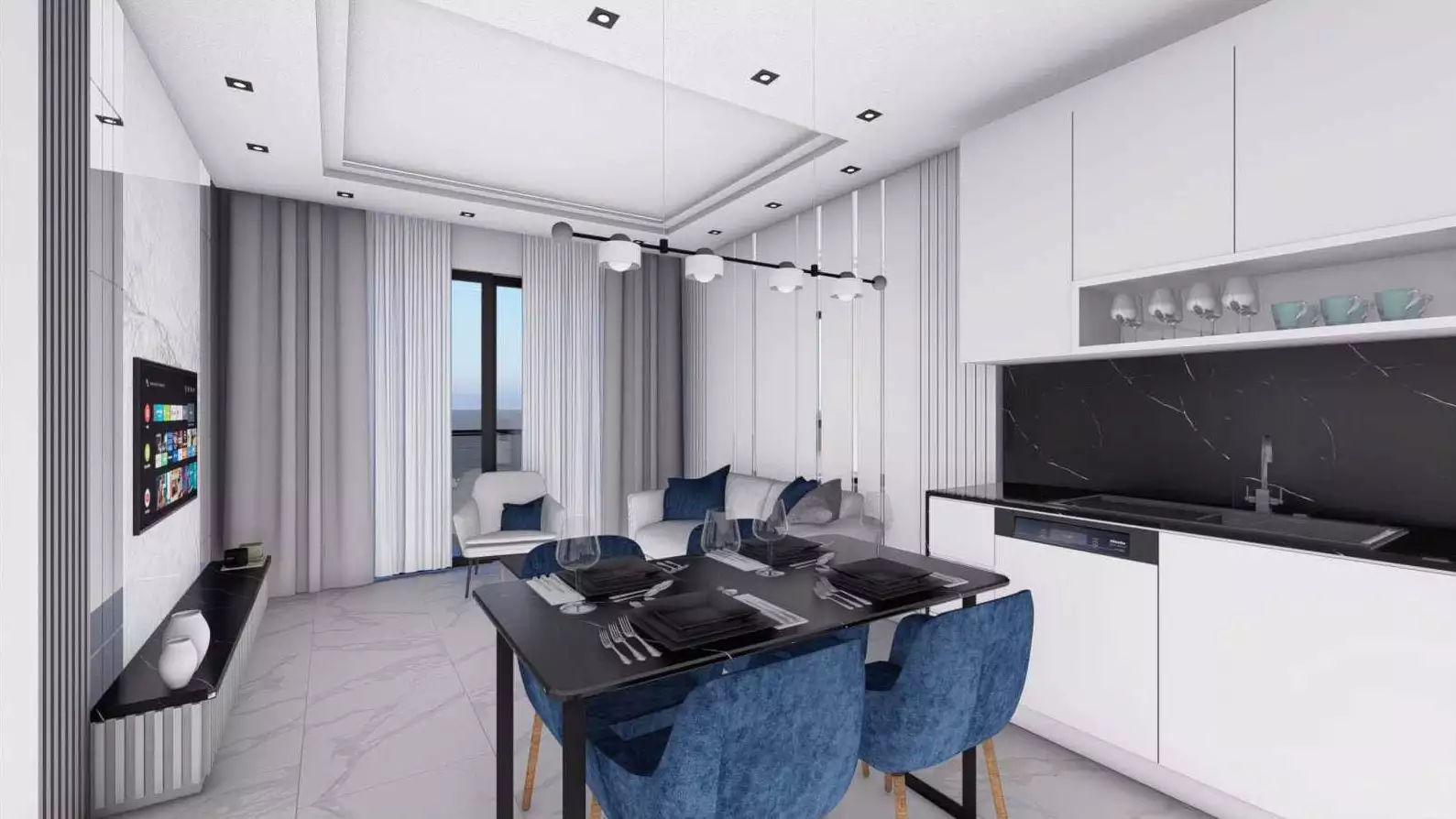 Flat 49m² in Turkey, Kargicak. Priced at 140000€ rent photo-22