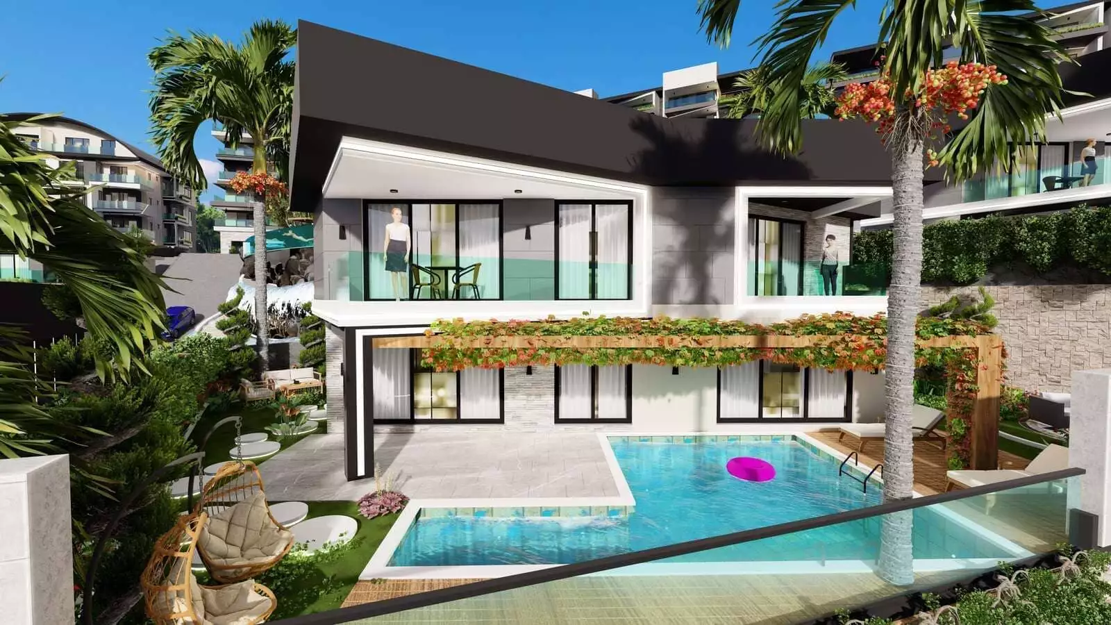Flat 68m² in Turkey, Kargicak. Priced at 142489€ rent photo-8