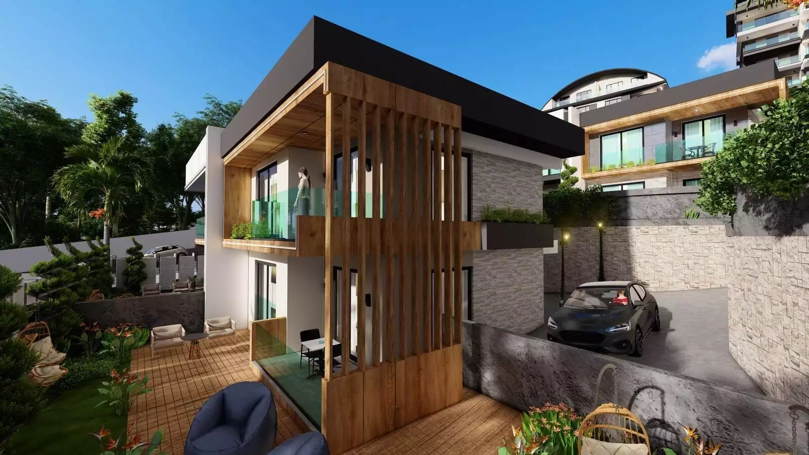 Flat 68m² in Turkey, Kargicak. Priced at 142489€ rent photo-10