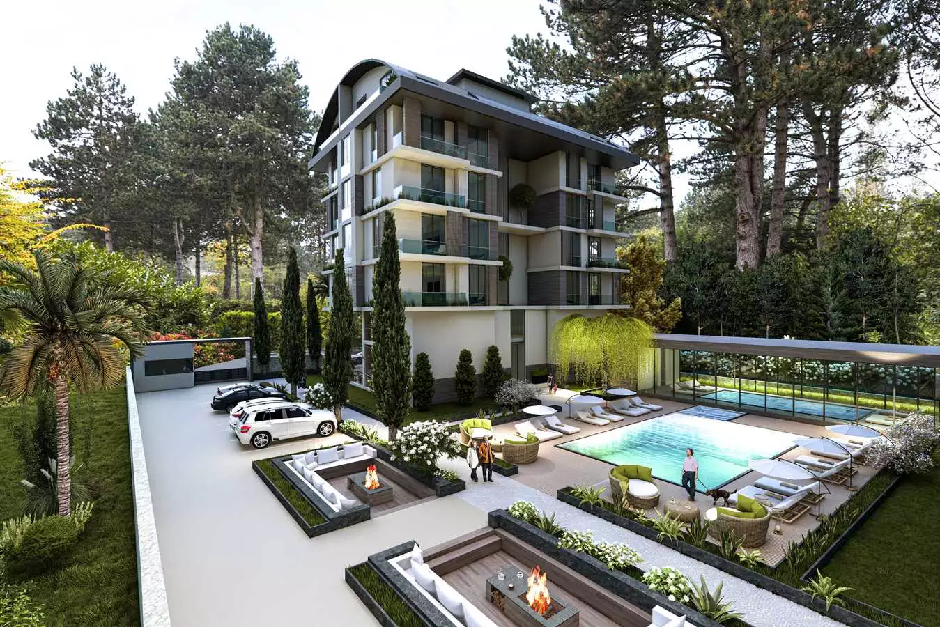 Flat 56m² in Turkey, Kargicak. Priced at 142000€ rent photo-11