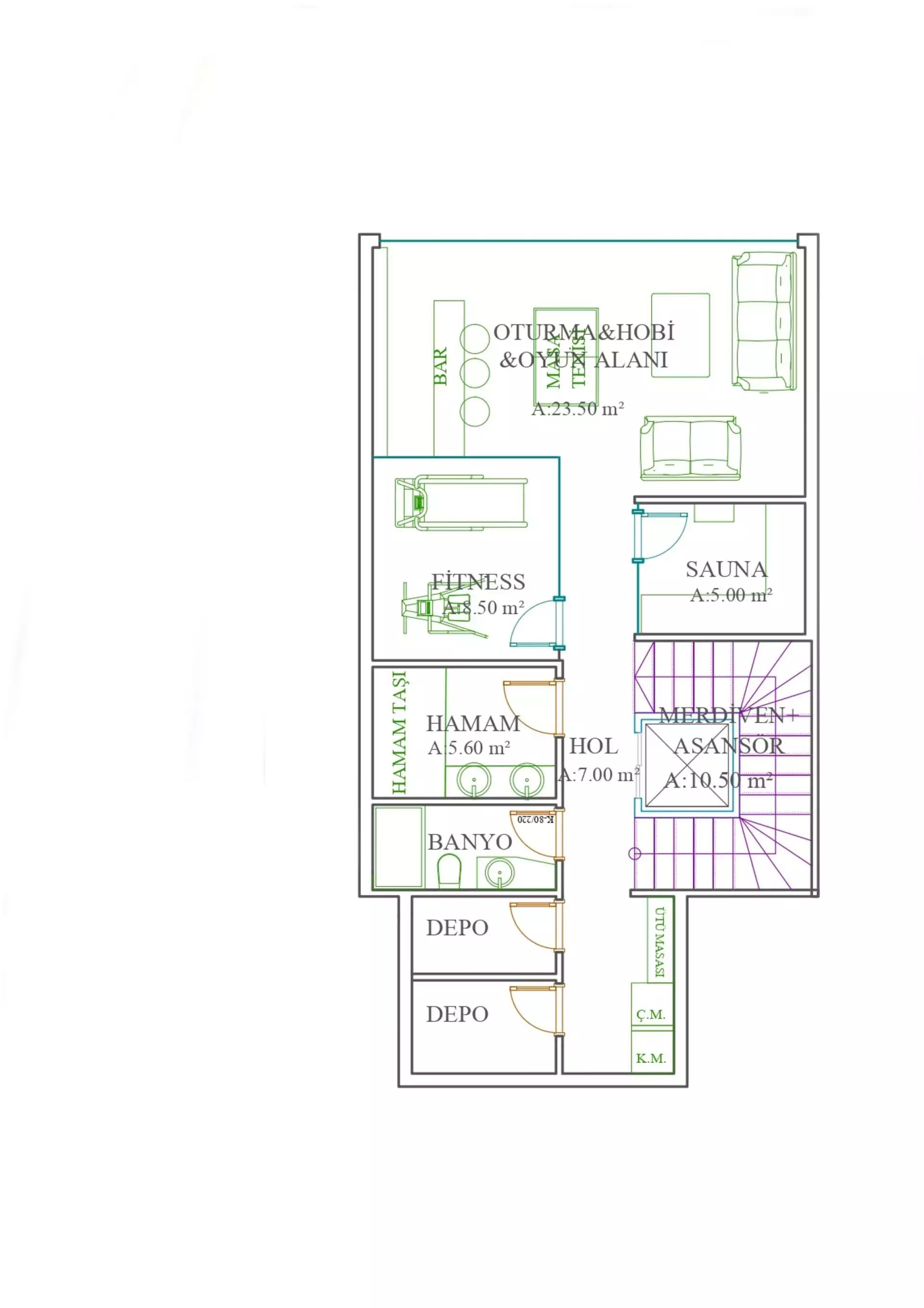 Villa 297m² in Turkey, Kargicak. Priced at 550000€ rent photo-25