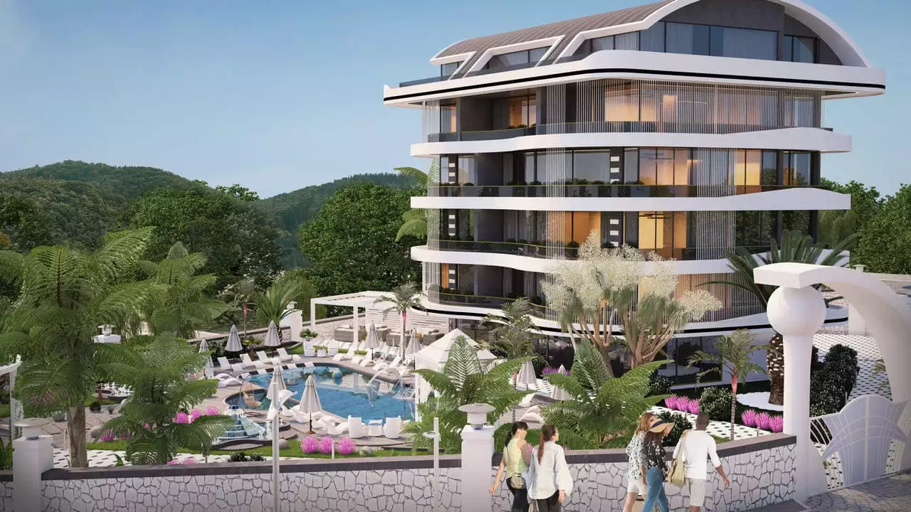 Flat 135m² in Turkey, Kargicak. Priced at 319000€ rent photo-1