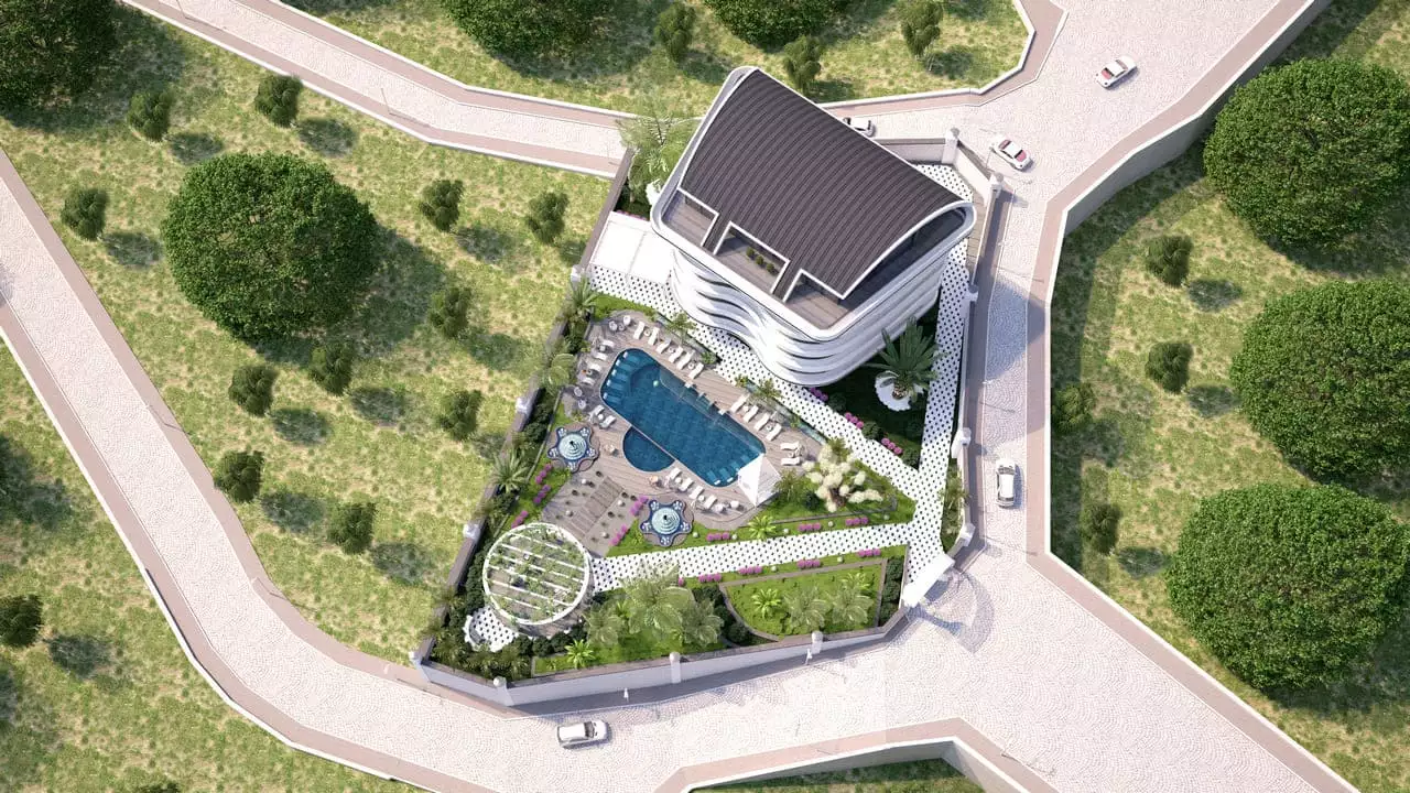 Flat 135m² in Turkey, Kargicak. Priced at 319000€ rent photo-5