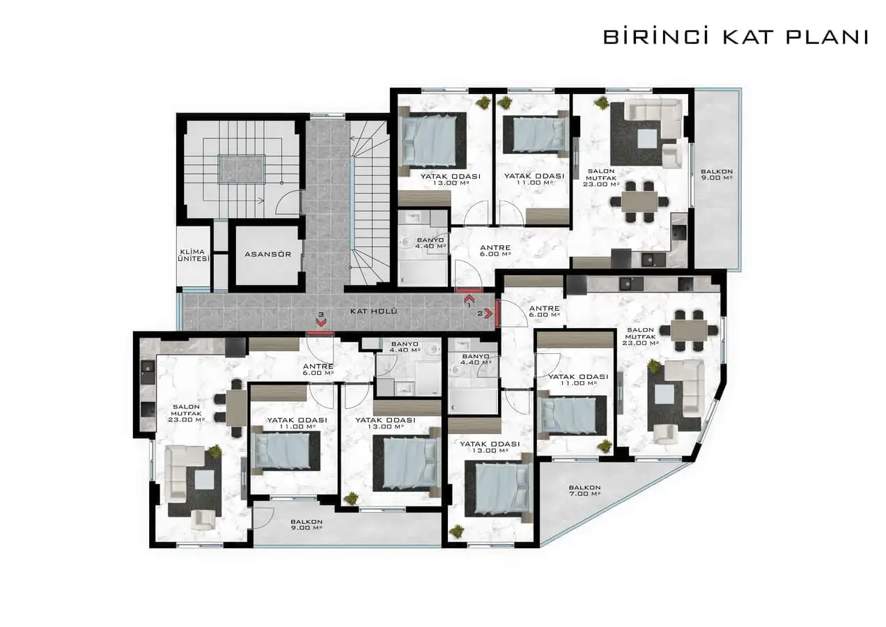 Flat 50m² in Turkey, Mahmutlar. Priced at 139000€ rent photo-29