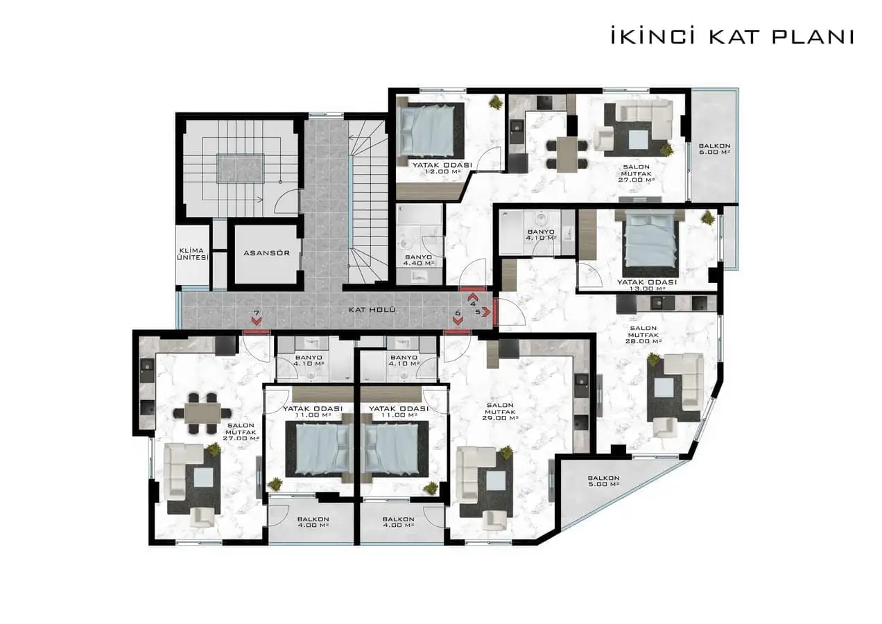 Flat 50m² in Turkey, Mahmutlar. Priced at 139000€ rent photo-30