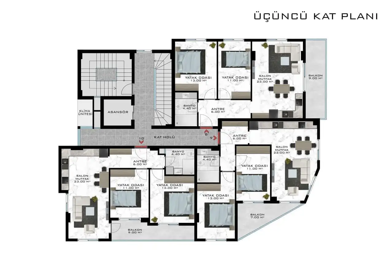 Flat 50m² in Turkey, Mahmutlar. Priced at 139000€ rent photo-31