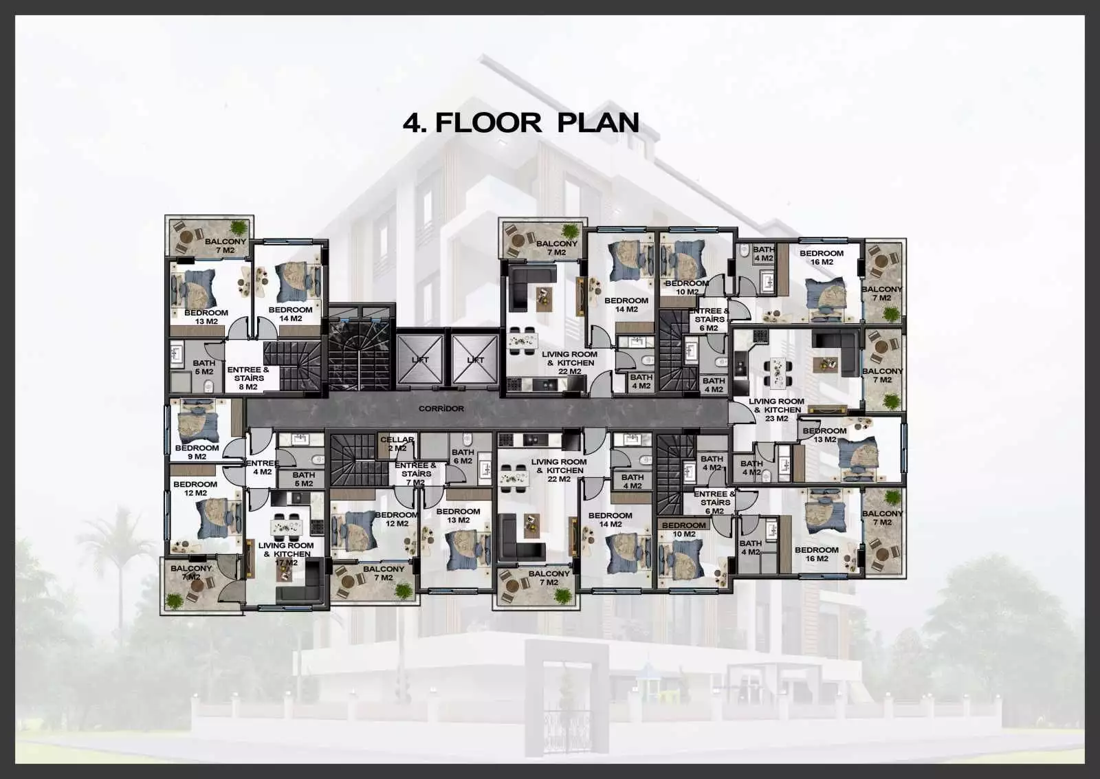 Flat 47m² in Turkey, Mahmutlar. Priced at 130000€ rent photo-29