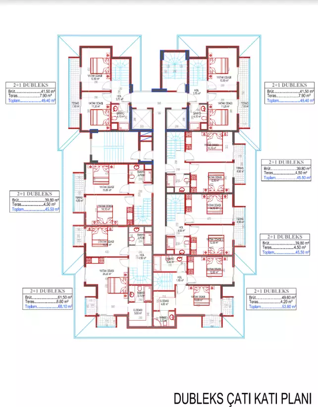 Penthouse 102m² in Turkey, Mahmutlar. Priced at 278000€ rent photo-12