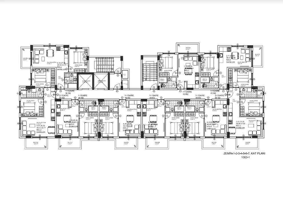 Flat 48m² in Turkey, Mahmutlar. Priced at 100000€ rent photo-9