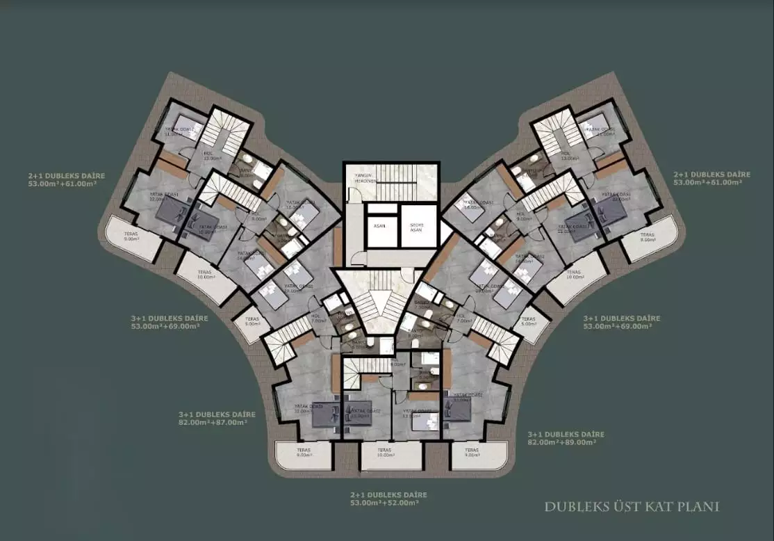 Flat 53m² in Turkey, Mahmutlar. Priced at 135000€ rent photo-19