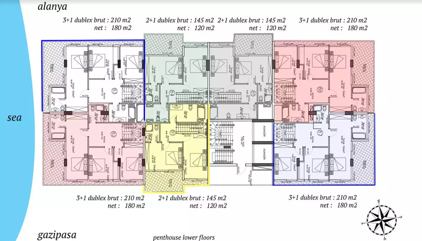 Flat 61m² in Turkey, Mahmutlar. Priced at 251000€ rent photo-24