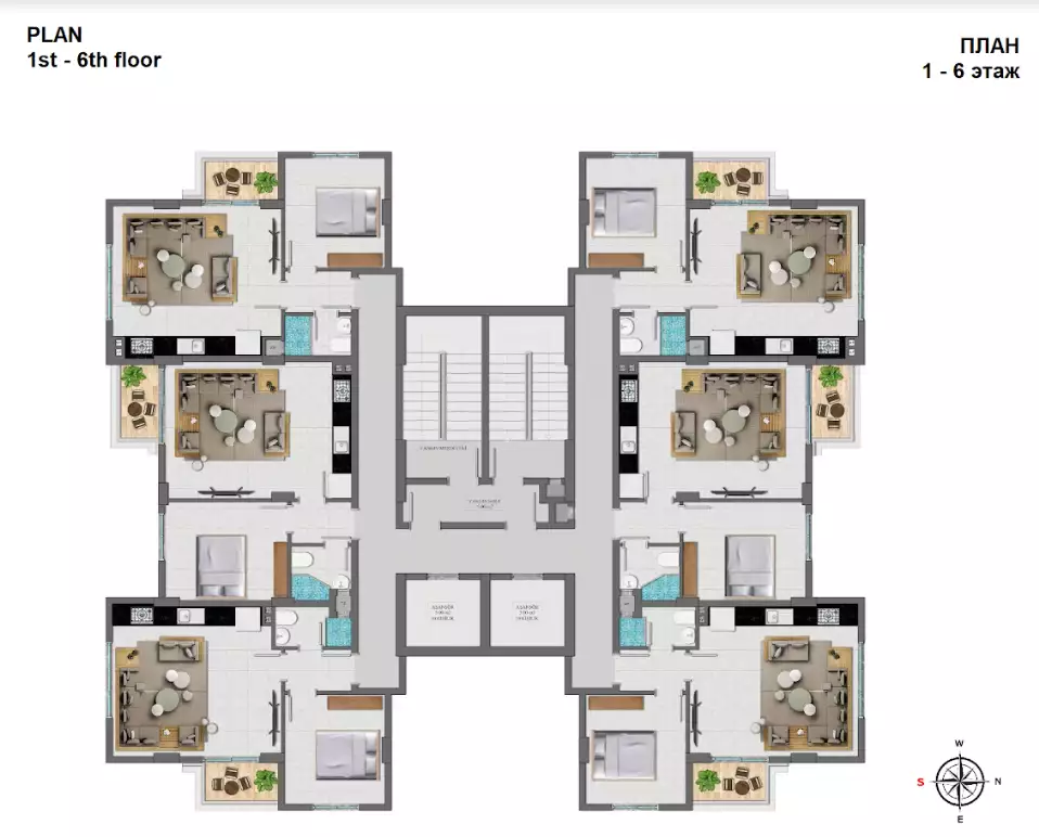 Flat 65m² in Turkey, Mahmutlar. Priced at 137000€ rent photo-1