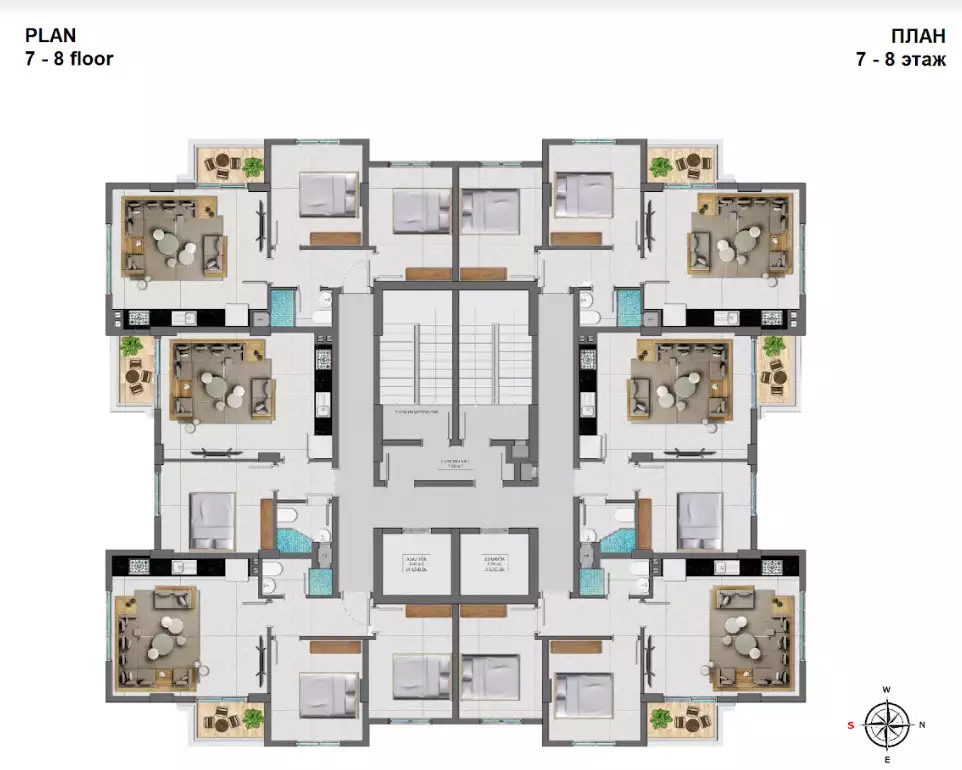 Flat 65m² in Turkey, Mahmutlar. Priced at 137000€ rent photo-2