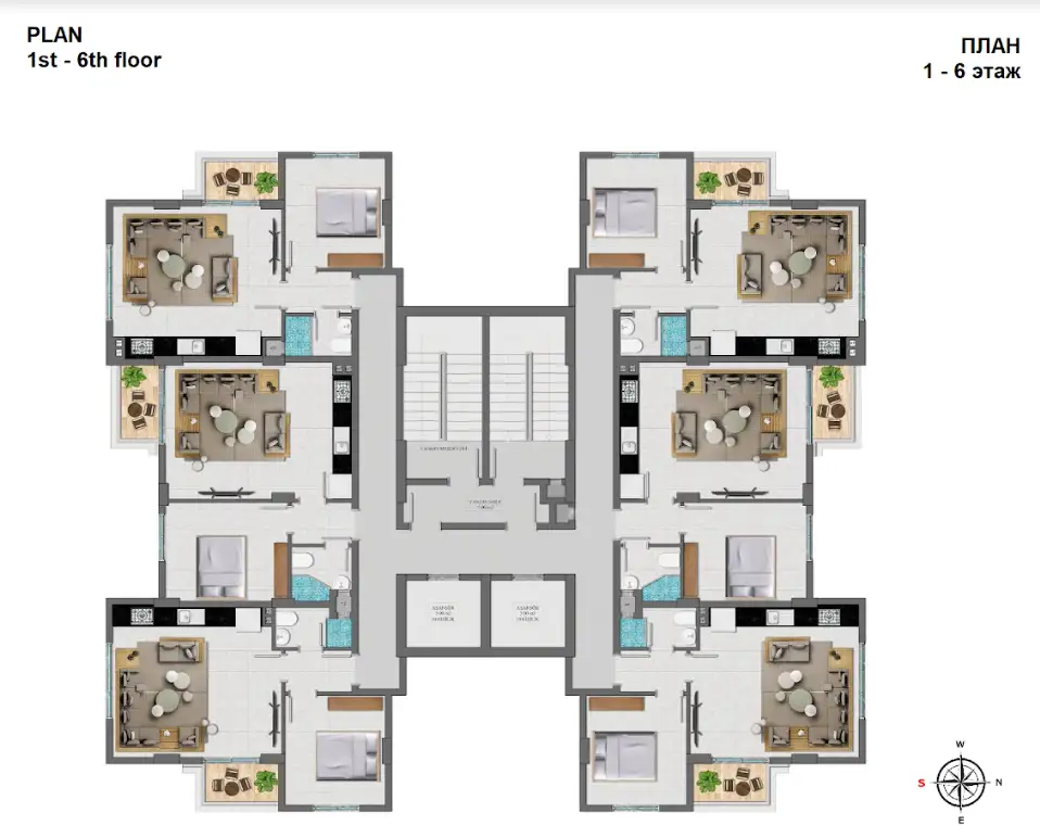 Flat 65m² in Turkey, Mahmutlar. Priced at 137000€ rent photo-28