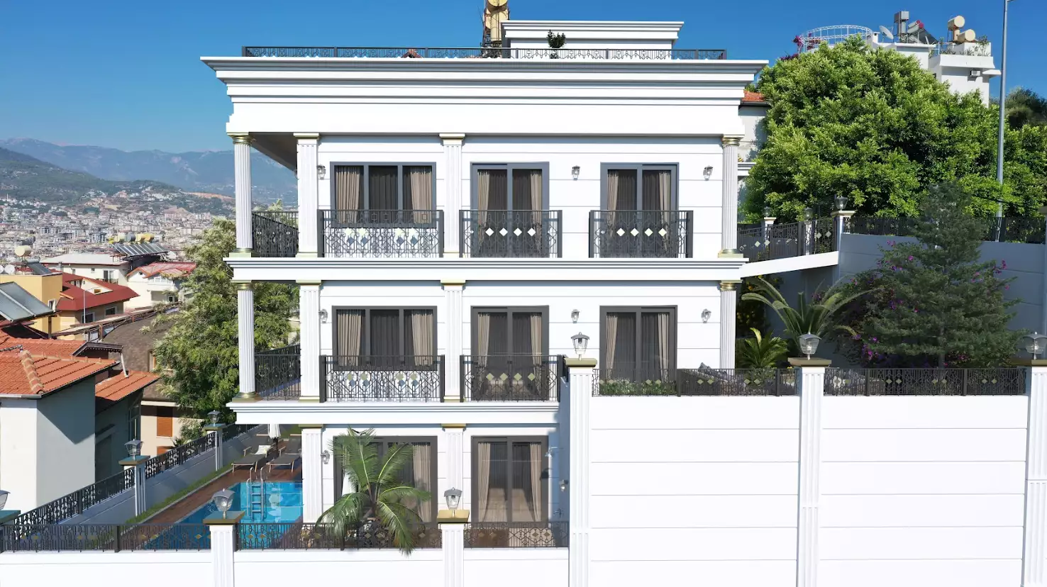 Flat 81m² in Turkey, Alania. Priced at 550000€ rent photo-14