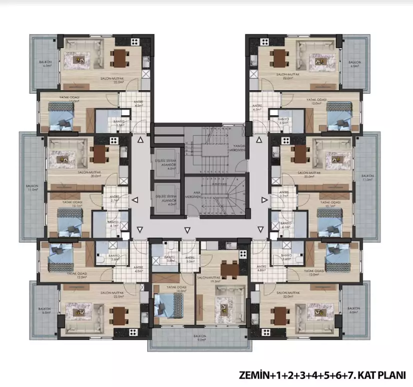 Flat 55m² in Turkey, Mahmutlar. Priced at 150000€ rent photo-30