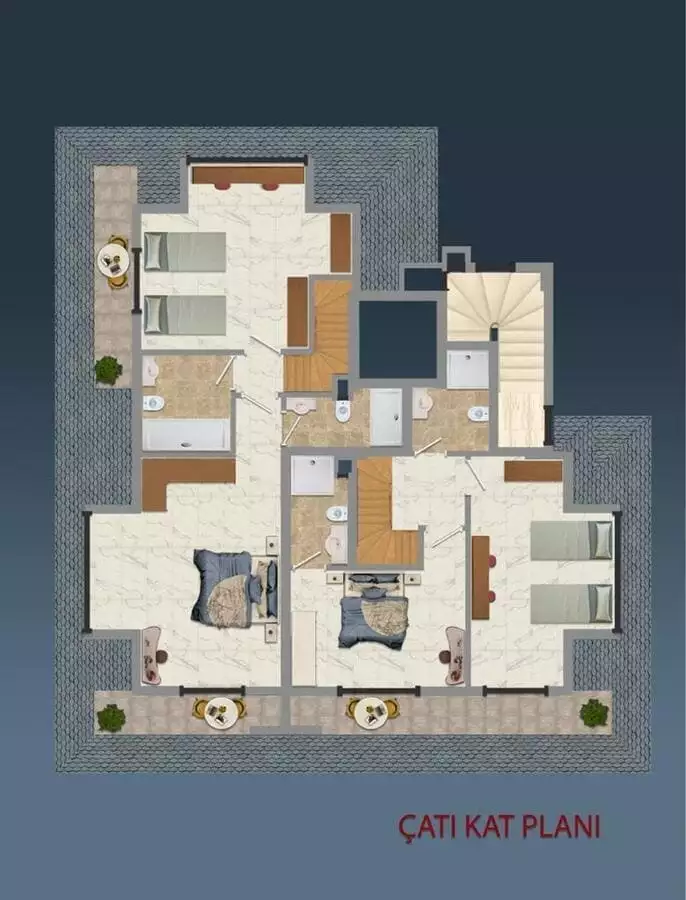 Penthouse 50m² in Turkey, Kestel. Priced at 155000€ rent photo-24