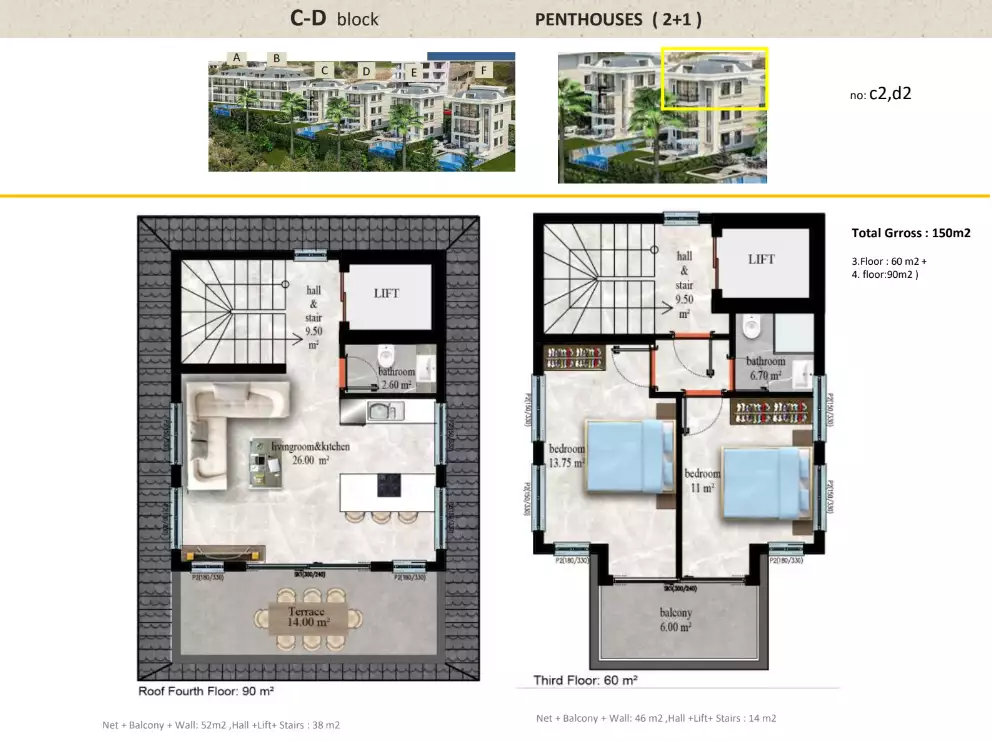 Flat 55m² in Turkey, Kestel. Priced at 144000€ rent photo-16