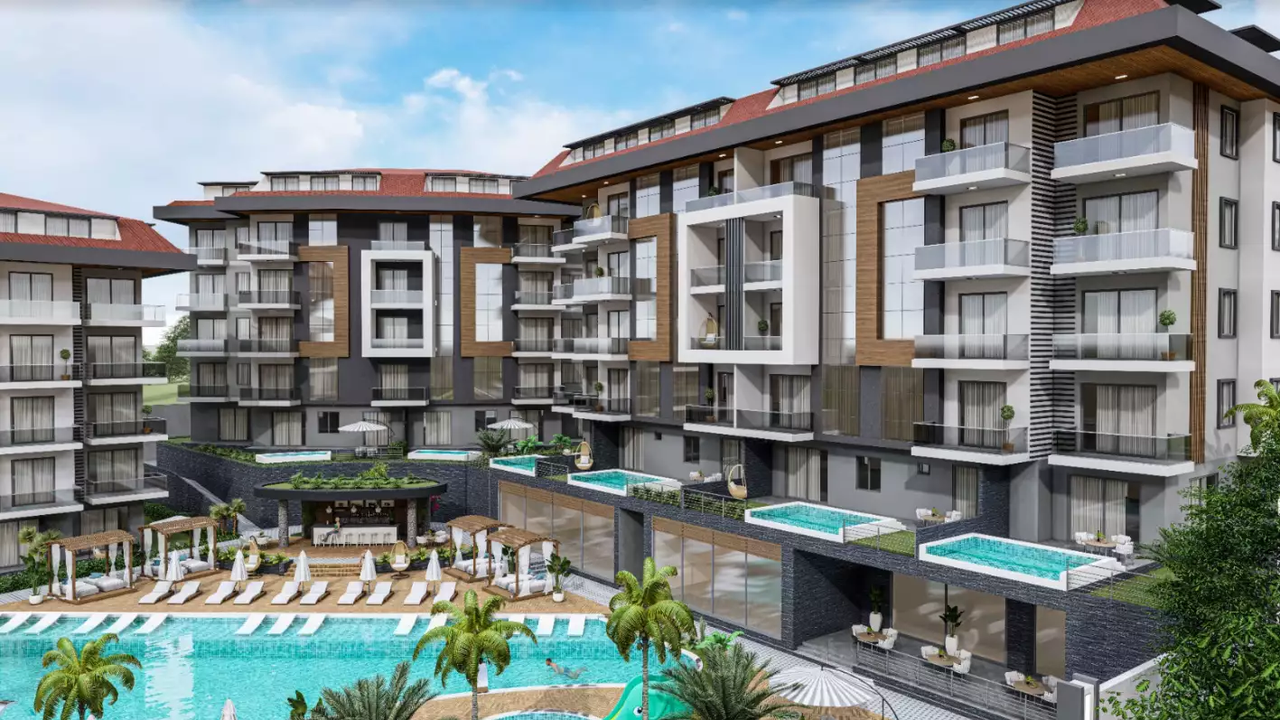 Flat 45m² in Turkey, Kestel. Priced at 140000€ rent photo-2