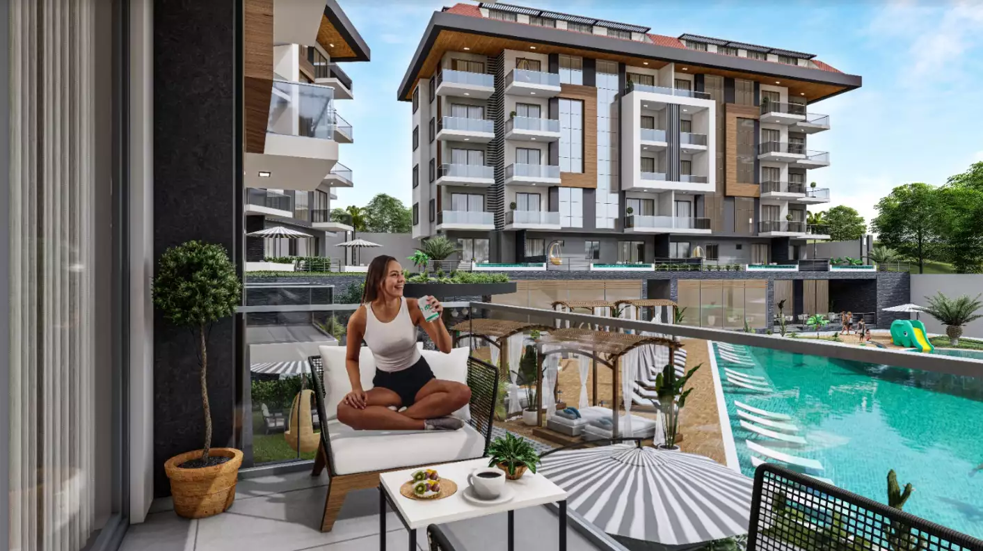 Flat 45m² in Turkey, Kestel. Priced at 140000€ rent photo-8