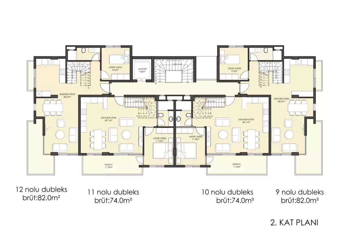 Flat 74m² in Turkey, Alania. Priced at 269000€ rent photo-29