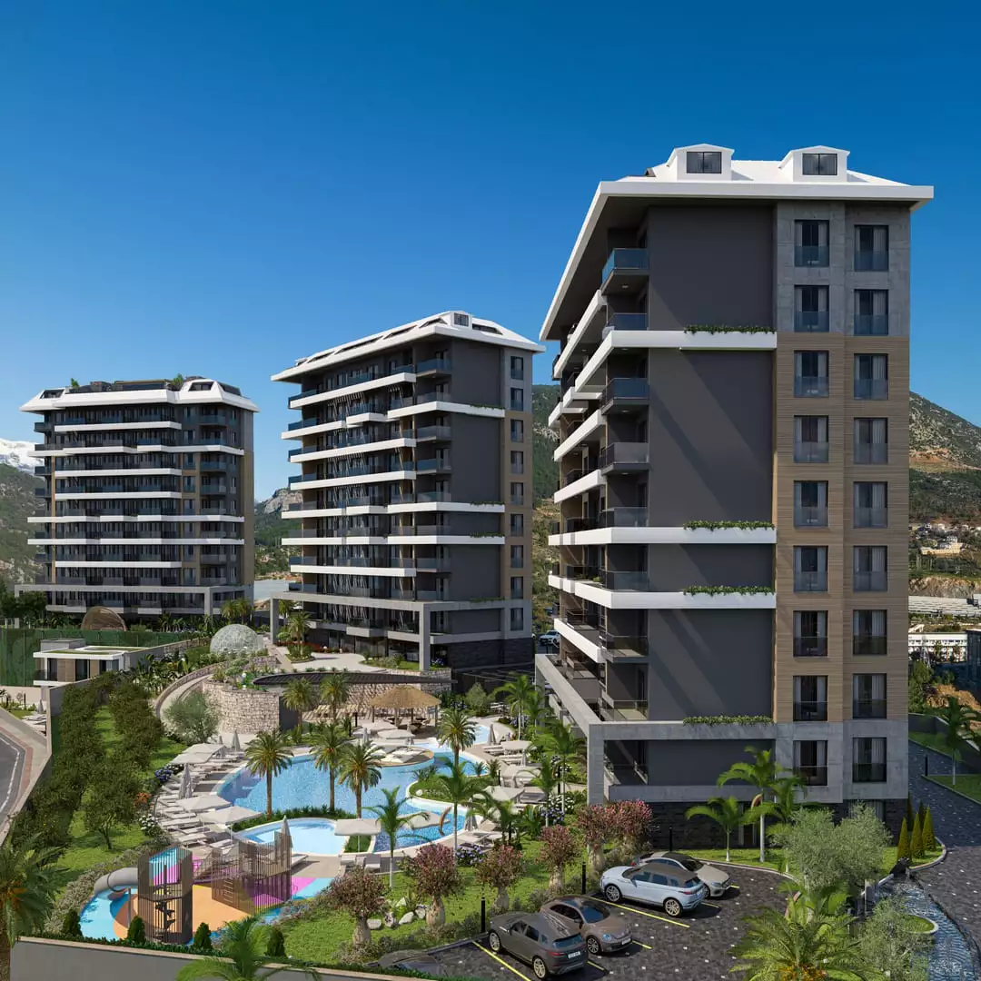 Flat 54m² in Turkey, Kestel. Priced at 170000€ rent photo-7