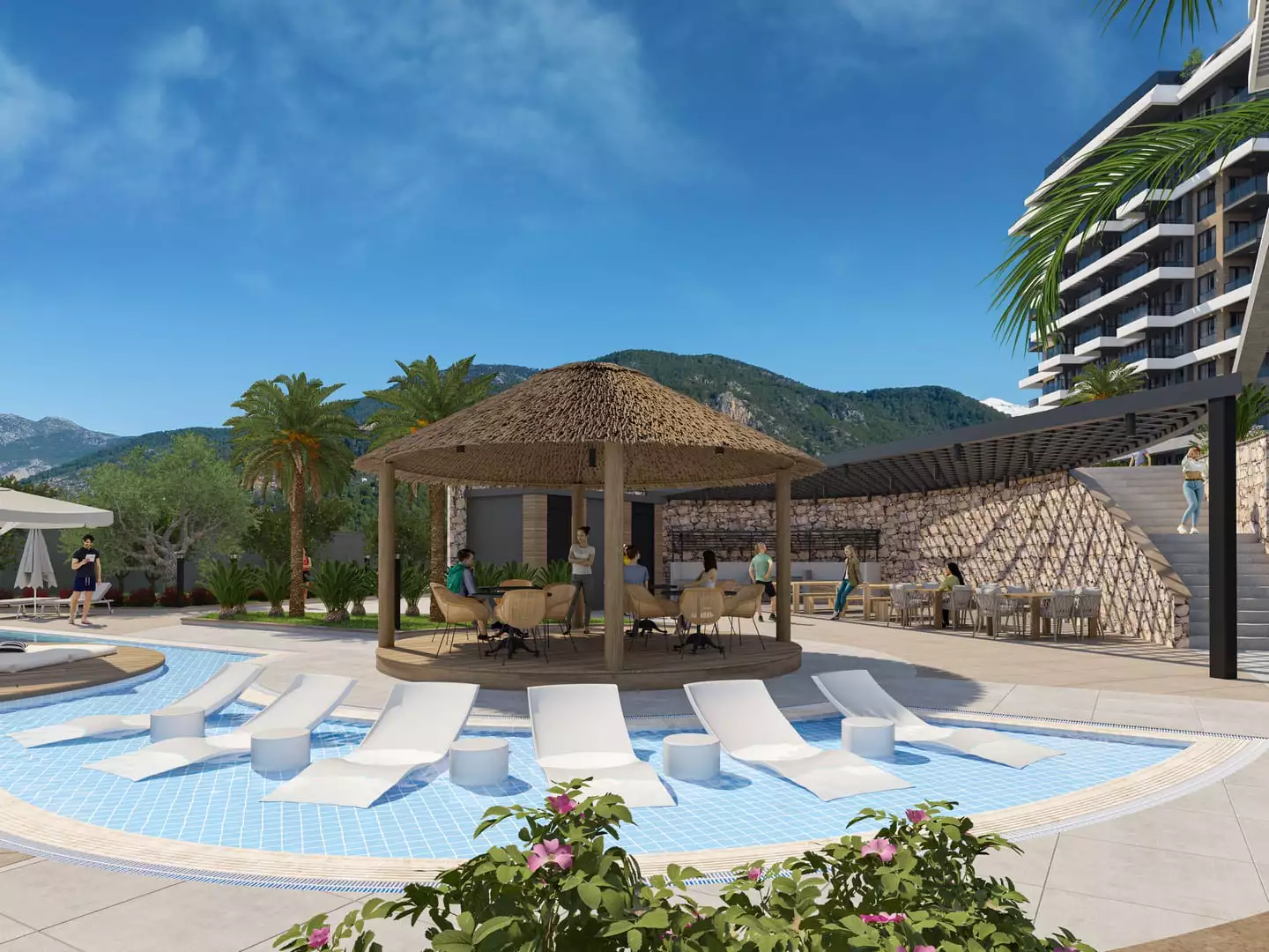 Flat 54m² in Turkey, Kestel. Priced at 170000€ rent photo-8