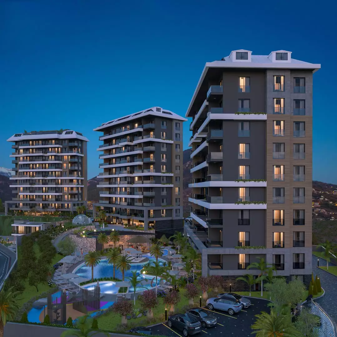 Flat 54m² in Turkey, Kestel. Priced at 170000€ rent photo-14