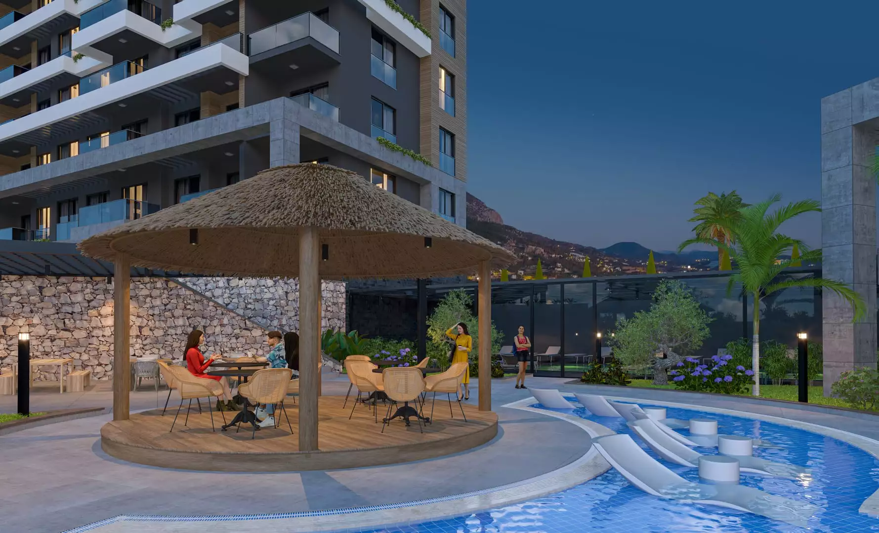 Flat 54m² in Turkey, Kestel. Priced at 170000€ rent photo-18