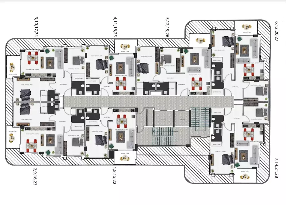 Flat 90m² in Turkey, Kestel. Priced at 272000€ rent photo-26