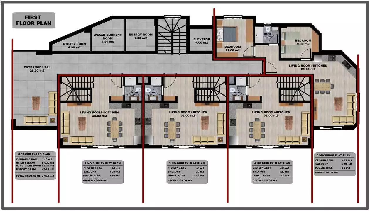 Flat 124m² in Turkey, Tosmur. Priced at 165000€ rent photo-27
