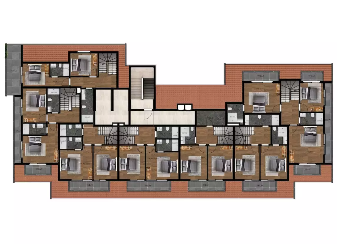 Penthouse 48m² in Turkey, Tosmur. Priced at 170000€ rent photo-27
